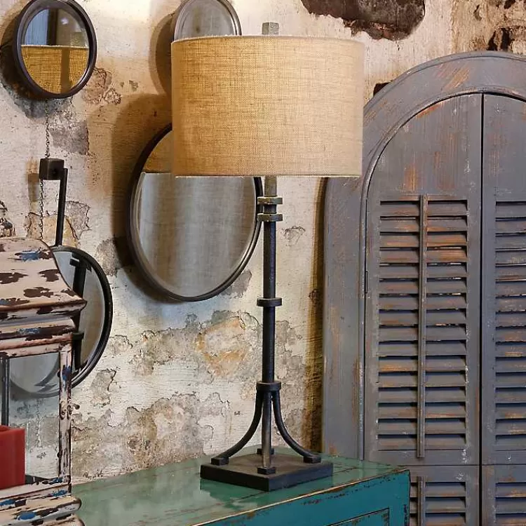 Bronze Iron Industrial Buffet Lamp>Kirklands Home Hot