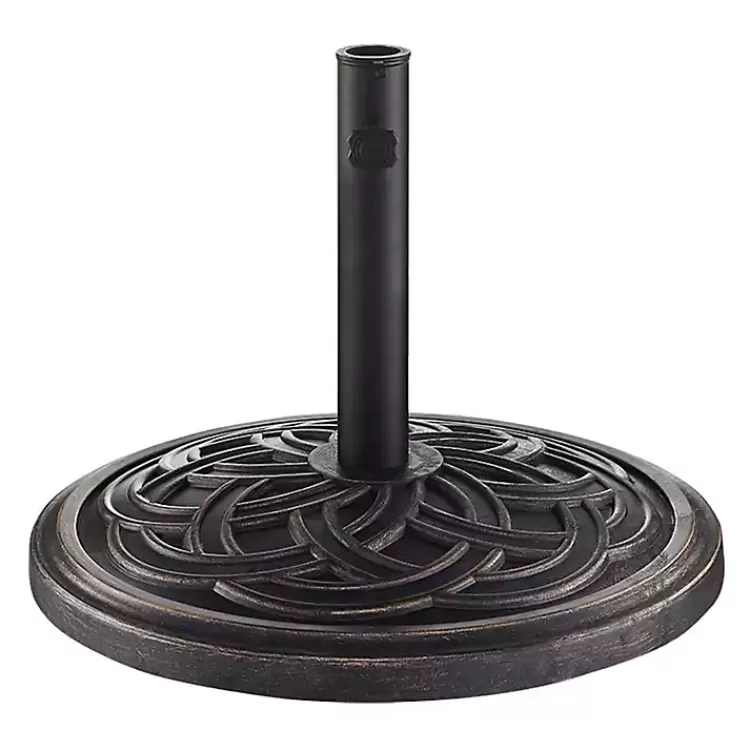 Bronze Medallion Round Umbrella Base>Kirklands Home Cheap
