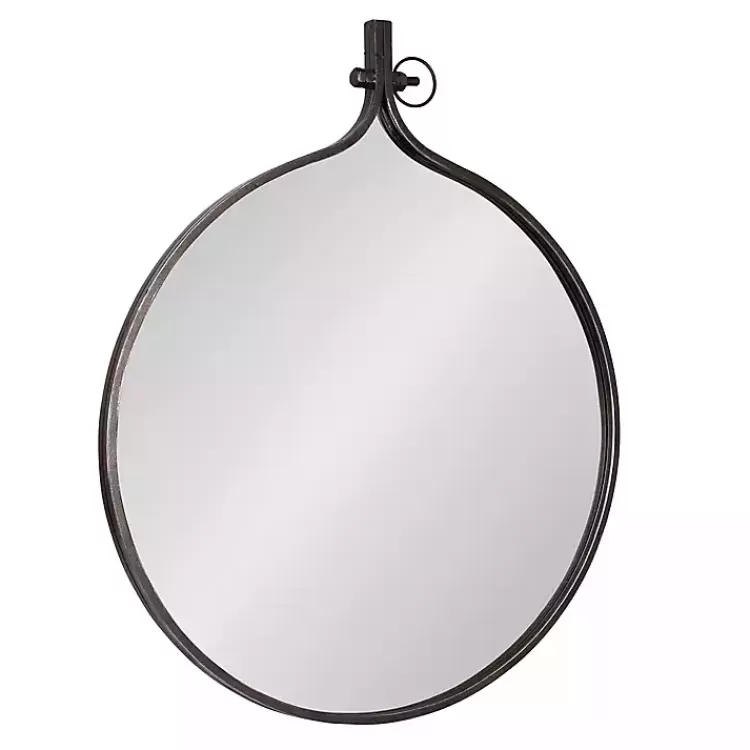 Bronze Metal Antique Round Wall Mirror>Kirklands Home Best Sale
