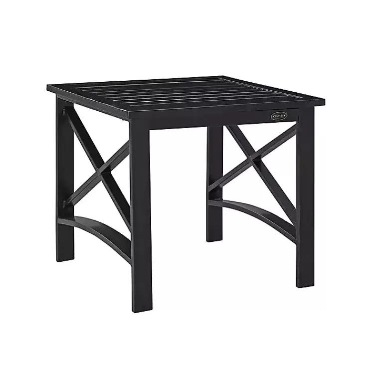 Bronze Metal Dayton Outdoor Side Table>Kirklands Home Shop