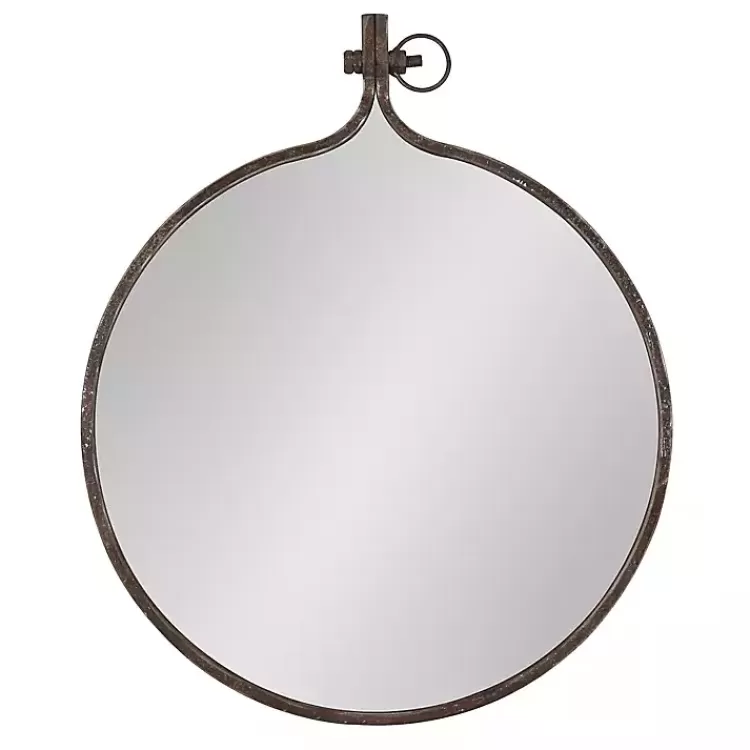 Bronze Metal Yitro Wall Mirror>Kirklands Home Store