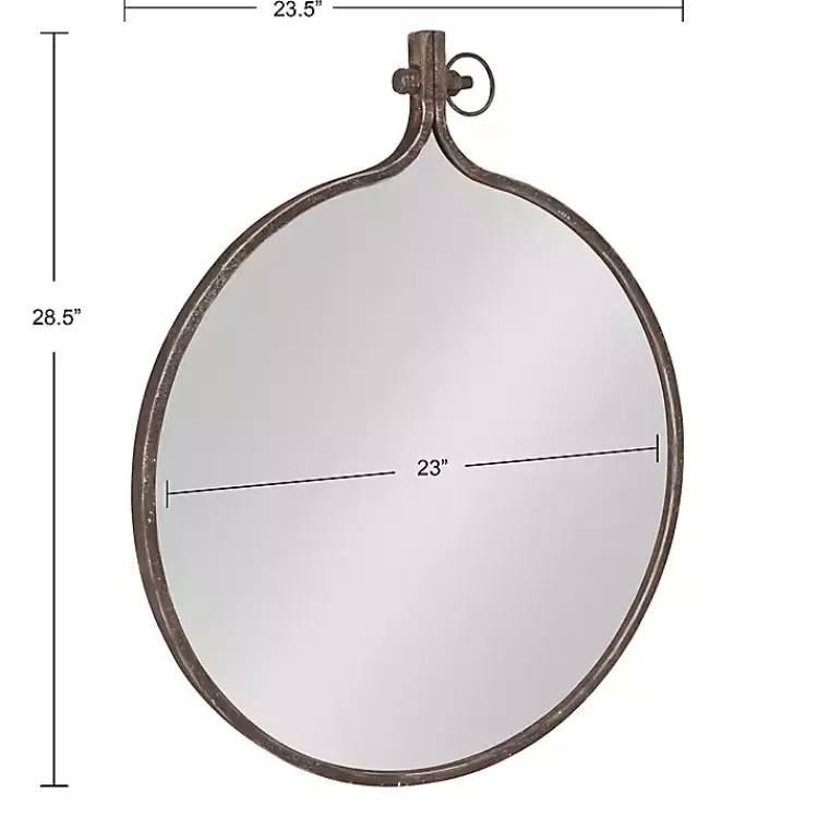 bronze_metal_yitro_wall_mirror_4.webp Bronze Metal Yitro Wall Mirror>Kirklands Home Store