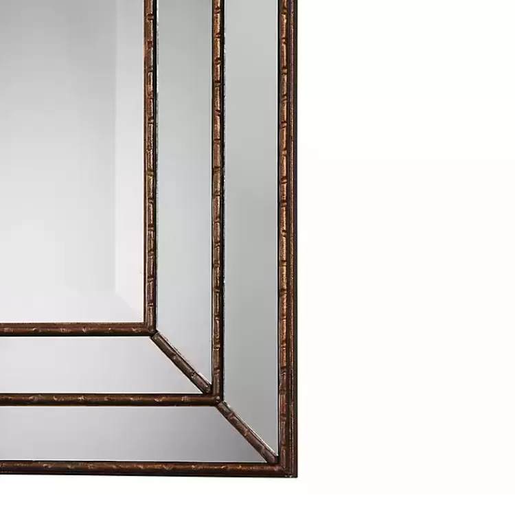 bronze_metallic_grooved_texture_wall_mirror_2.webp Bronze Metallic Grooved Texture Wall Mirror>Kirklands Home Cheap