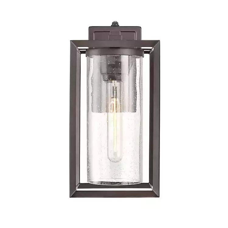 Bronze Open Seeded Glass Outdoor Sconce>Kirklands Home Discount