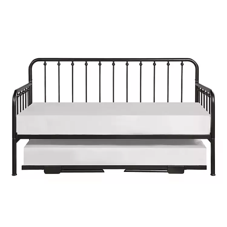 bronze_spindleback_metal_trundle_day_bed_3.webp Bronze Spindleback Metal Trundle Day Bed>Kirklands Home Store