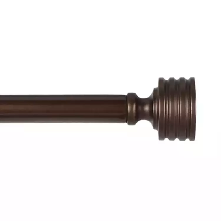 Bronze Stacked Cylinder Curtain Rod, 120 in.>Kirklands Home New