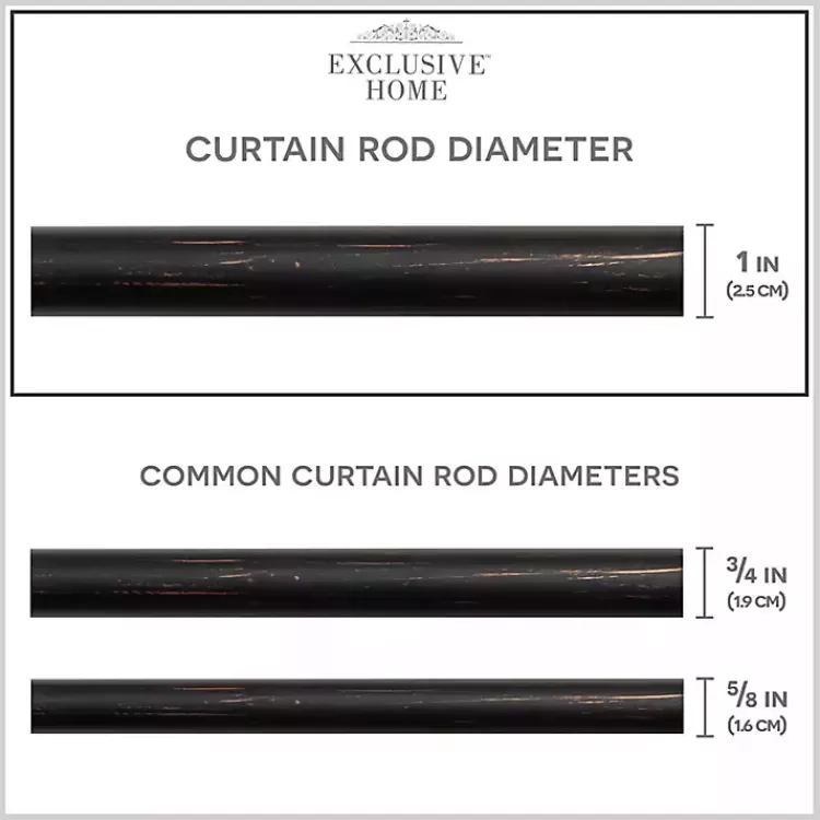 bronze_stacked_cylinder_curtain_rod__in_4.webp Bronze Stacked Cylinder Curtain Rod, 120 in.>Kirklands Home New
