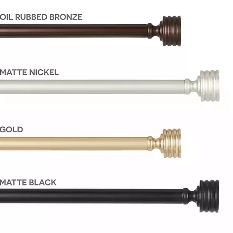 bronze_stacked_cylinder_curtain_rod__in_6.webp Bronze Stacked Cylinder Curtain Rod, 120 in.>Kirklands Home New