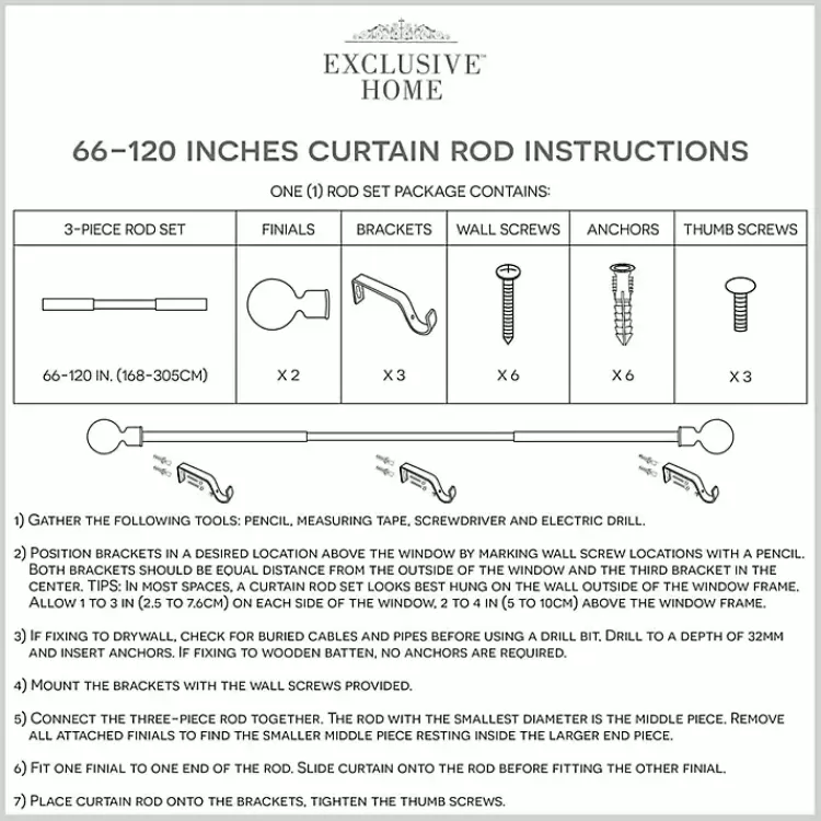 bronze_stacked_cylinder_curtain_rod__in_7.webp Bronze Stacked Cylinder Curtain Rod, 120 in.>Kirklands Home New