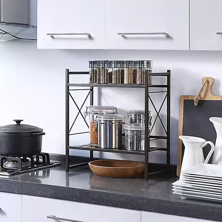 bronze_tier_utility_shelf_3.webp Bronze 2-Tier Utility Shelf>Kirklands Home Best