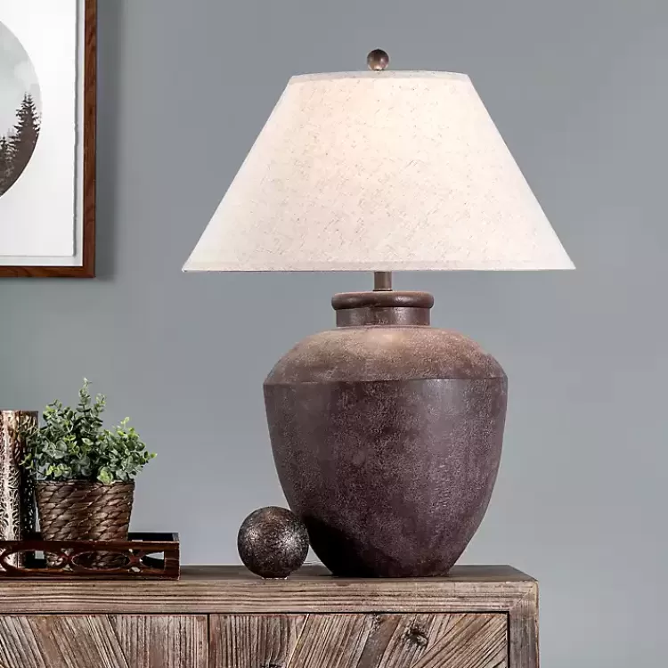 Bronze Urn Resin Table Lamp>Kirklands Home Fashion