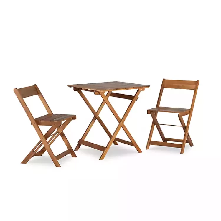 Acacia Wood 3-pc. Bistro Set>Kirklands Home Best