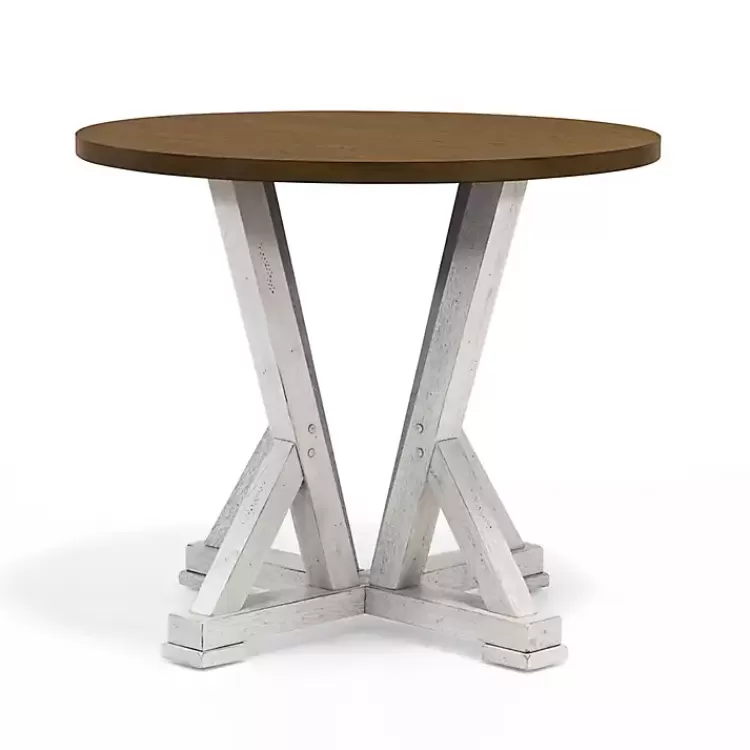 brown_and_antique_white_wood_counter_table_2.webp Brown and Antique White Wood Counter Table>Kirklands Home Best
