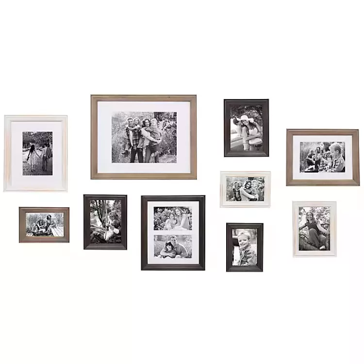 Brown and Gray 10-pc. Gallery Wall Frame Set>Kirklands Home Fashion