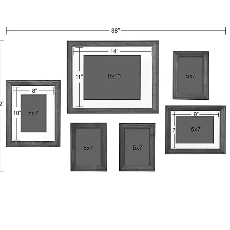 brown_and_gray_pc_gallery_wall_frame_set_5-1.webp Brown and Gray 6-pc. Gallery Wall Frame Set>Kirklands Home Cheap