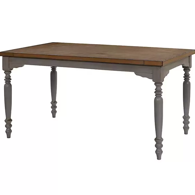 Brown and Gray Traditional Wood Dining Table>Kirklands Home New