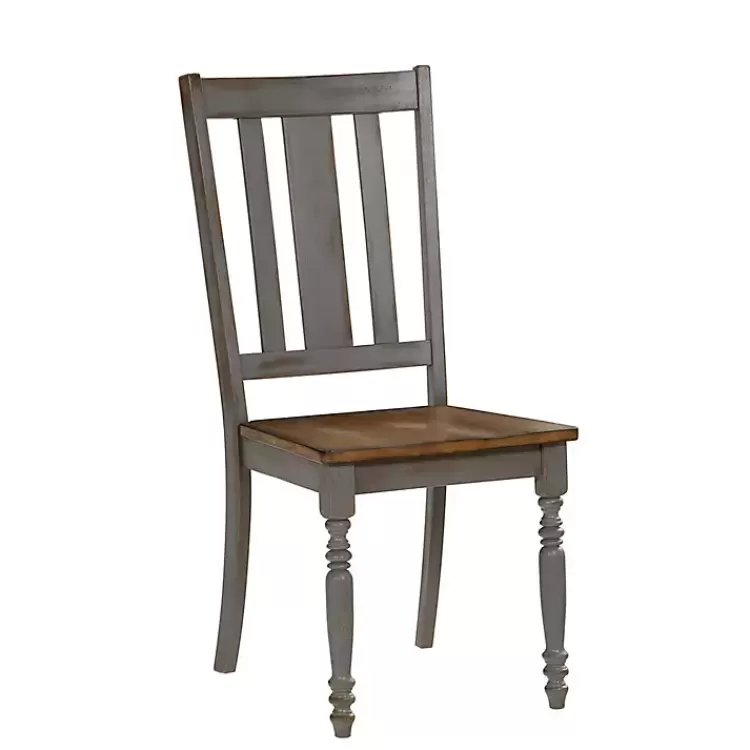 and Gray Wooden Dining Chairs, Set of 2>Kirklands Home Fashion
