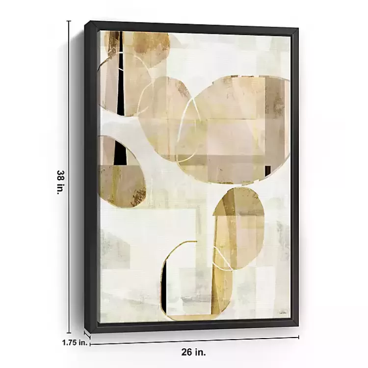 brown_and_tan_shapes_framed_canvas_art_print_2.webp Brown and Tan Shapes Framed Canvas Art Print>Kirklands Home Fashion