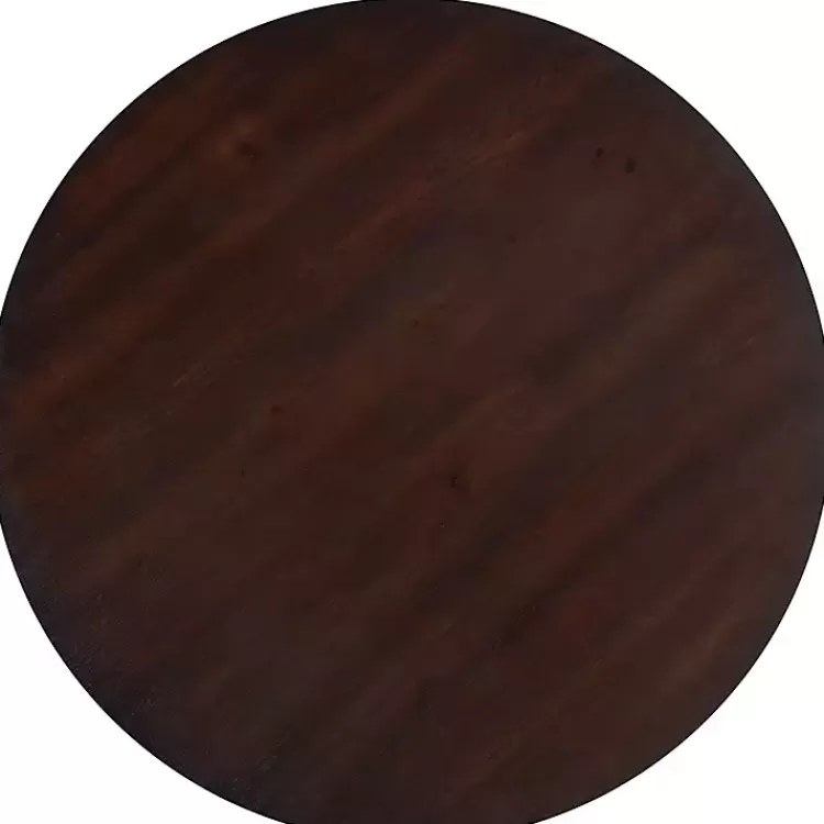 Brown and White Round Wooden Dining Table>Kirklands Home Shop