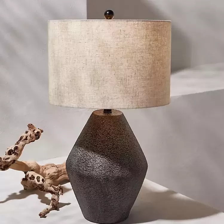 brown_angled_gourd_ersta_table_lamp_6.webp Brown Angled Gourd Ersta Table Lamp>Kirklands Home Best Sale