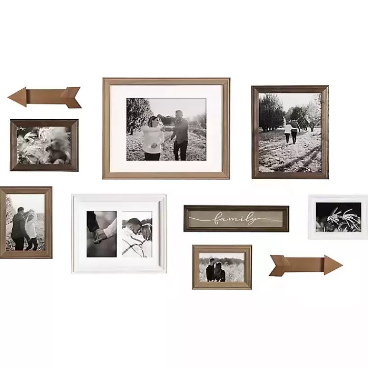 Brown Arrow 10-pc. Gallery Wall Picture Frame Set>Kirklands Home Best Sale