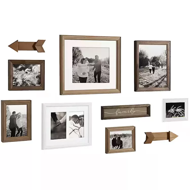 Brown Arrow 10-pc. Gallery Wall Picture Frame Set>Kirklands Home Best Sale