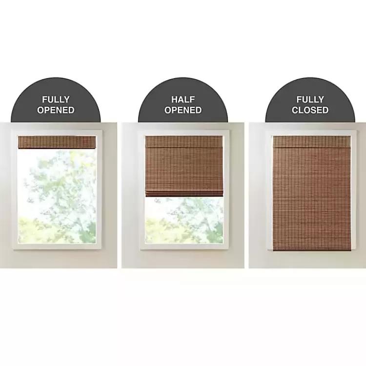 brown_bamboo_light_filtering_roman_shade__in_7-3.webp Bamboo Light Filtering Roman Shade, 29 in.>Kirklands Home Outlet