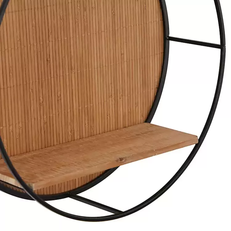 brown_bamboo_modern_wall_shelves_set_of__3.webp Brown Bamboo Modern Wall Shelves, Set of 2>Kirklands Home Best