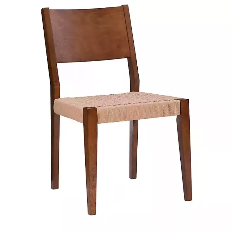 Basketweave Wood Dining Chairs, Set of 2>Kirklands Home Store