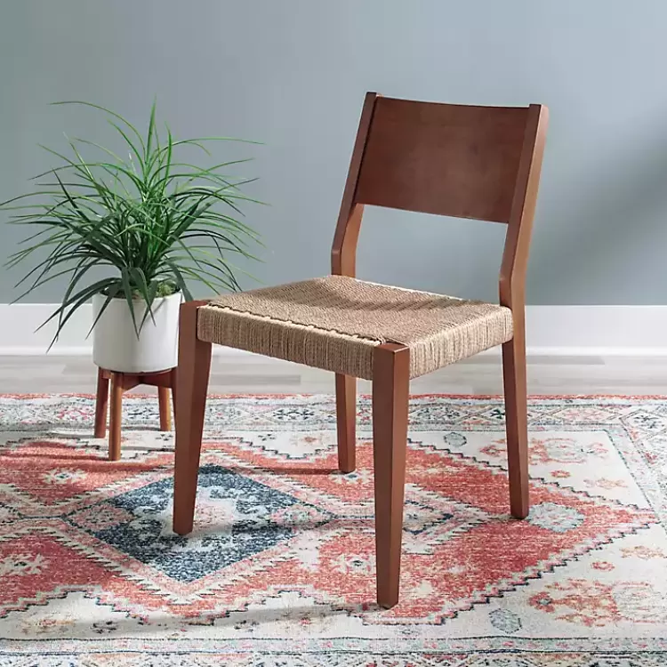 Basketweave Wood Dining Chairs, Set of 2>Kirklands Home Store