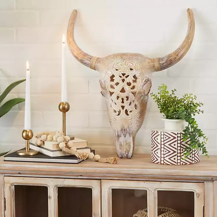 Bohemian Bull Wall Plaque>Kirklands Home Best