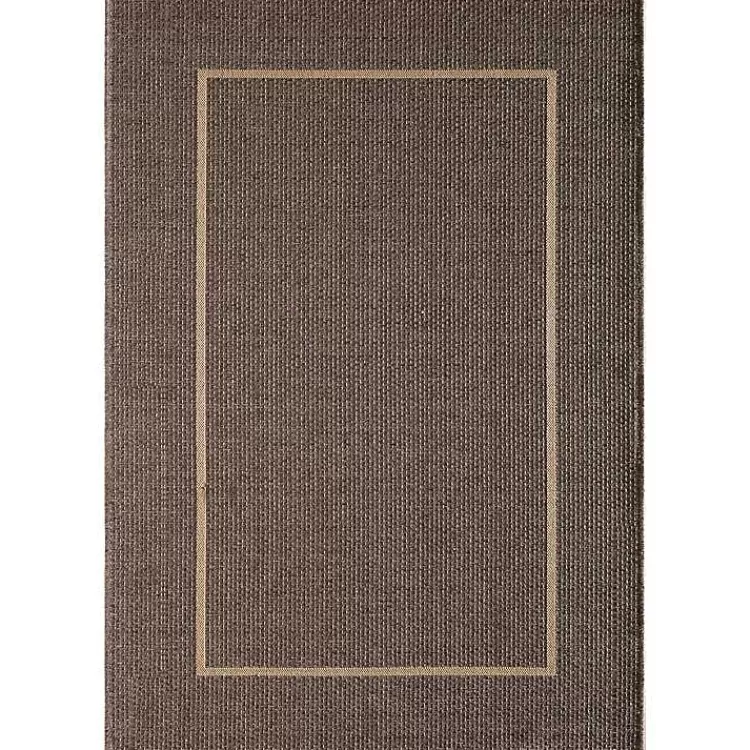 Bordered Outdoor Area Rug, 7x9>Kirklands Home Fashion
