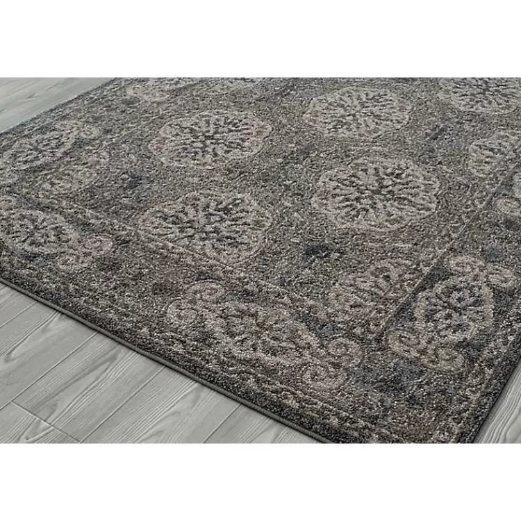 Bordered Pattern Runner, 2x10>Kirklands Home Best Sale