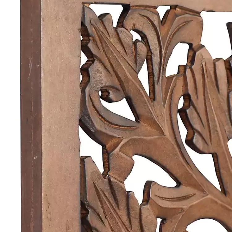 brown_botanical_wood_panel_wall_plaque_2.webp Botanical Wood Panel Wall Plaque>Kirklands Home Best
