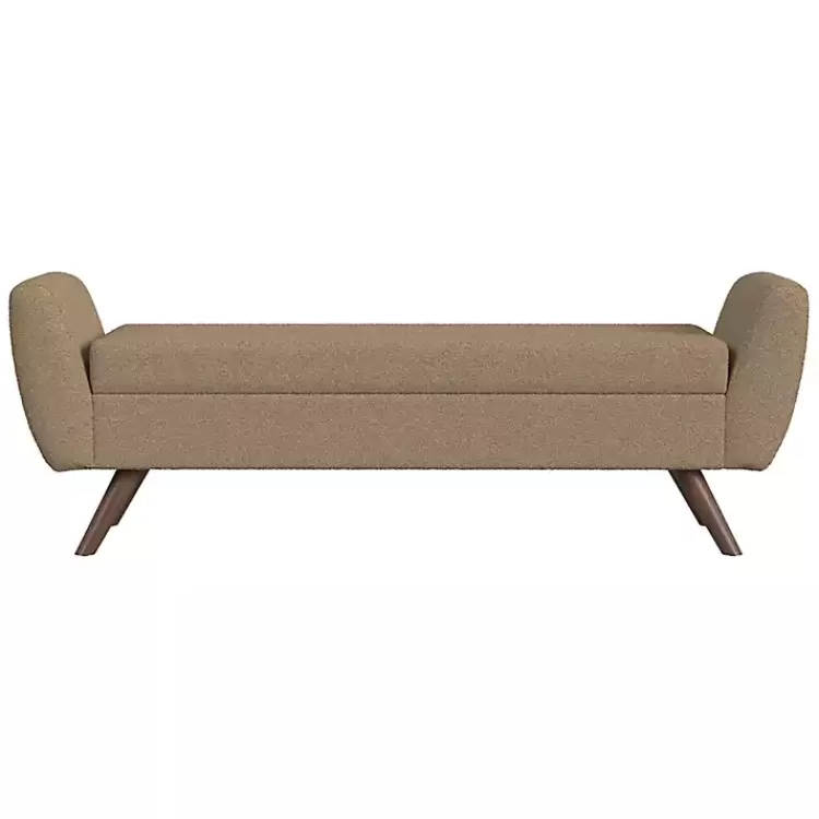 Boucle Modern Storage Bench>Kirklands Home Outlet
