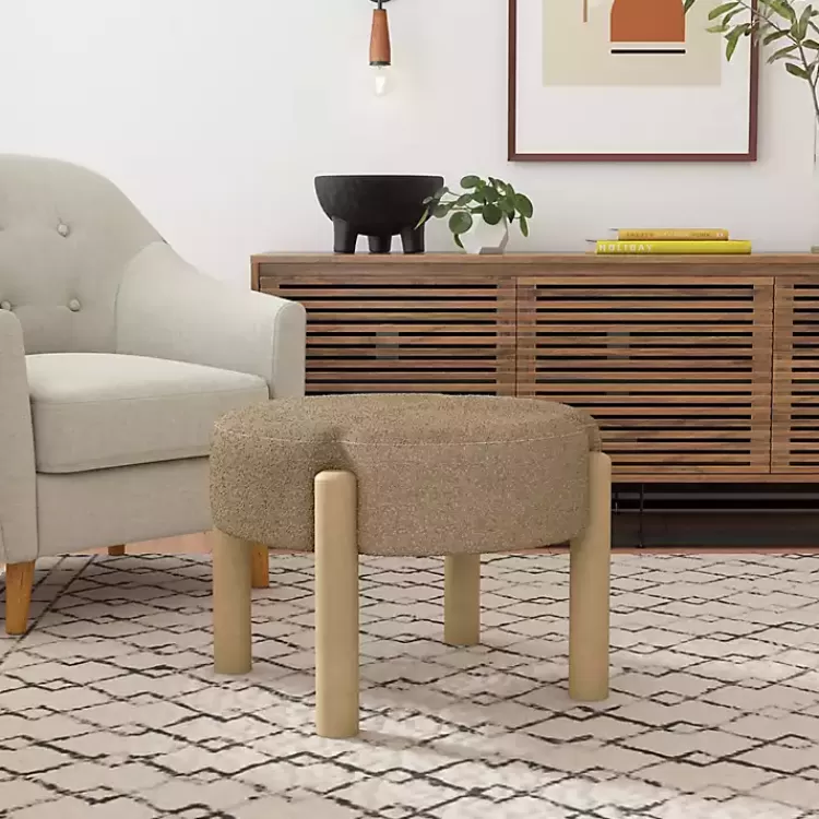 brown_boucle_natural_wood_ottoman_5.webp Boucle Natural Wood Ottoman>Kirklands Home Cheap