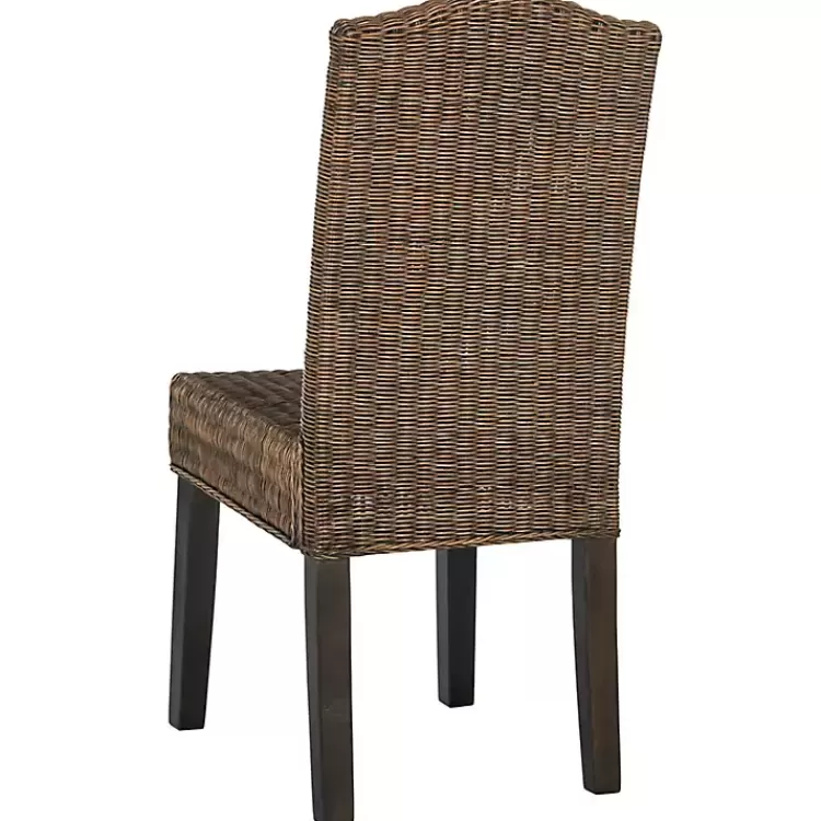 brown_camelback_wicker_dining_chairs_set_of__3.webp Camelback Wicker Dining Chairs, Set of 2>Kirklands Home Discount