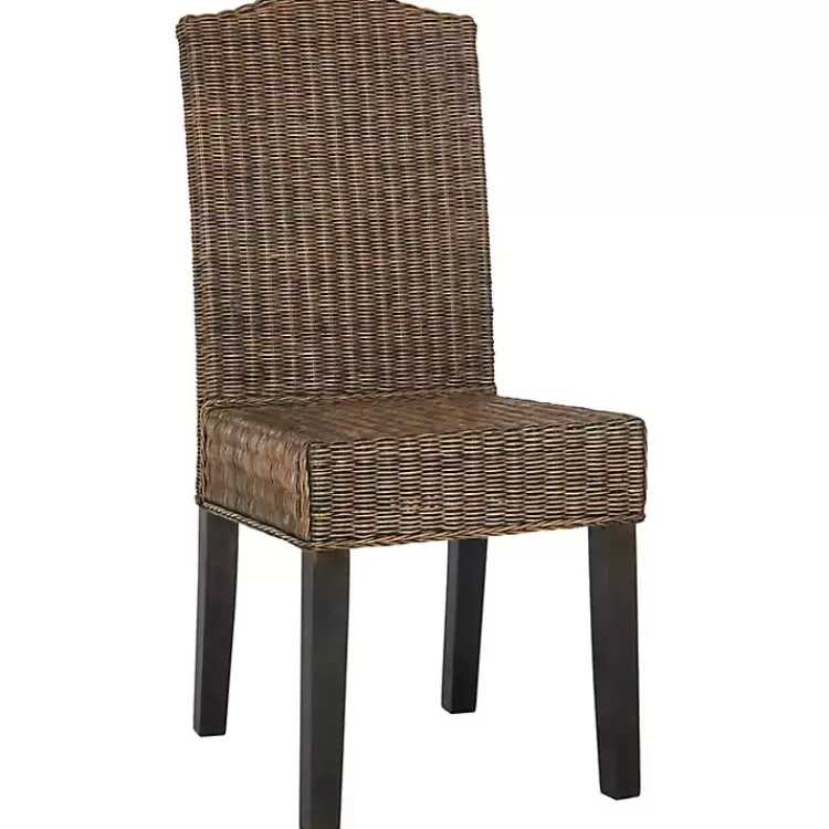 brown_camelback_wicker_dining_chairs_set_of__7.webp Camelback Wicker Dining Chairs, Set of 2>Kirklands Home Discount