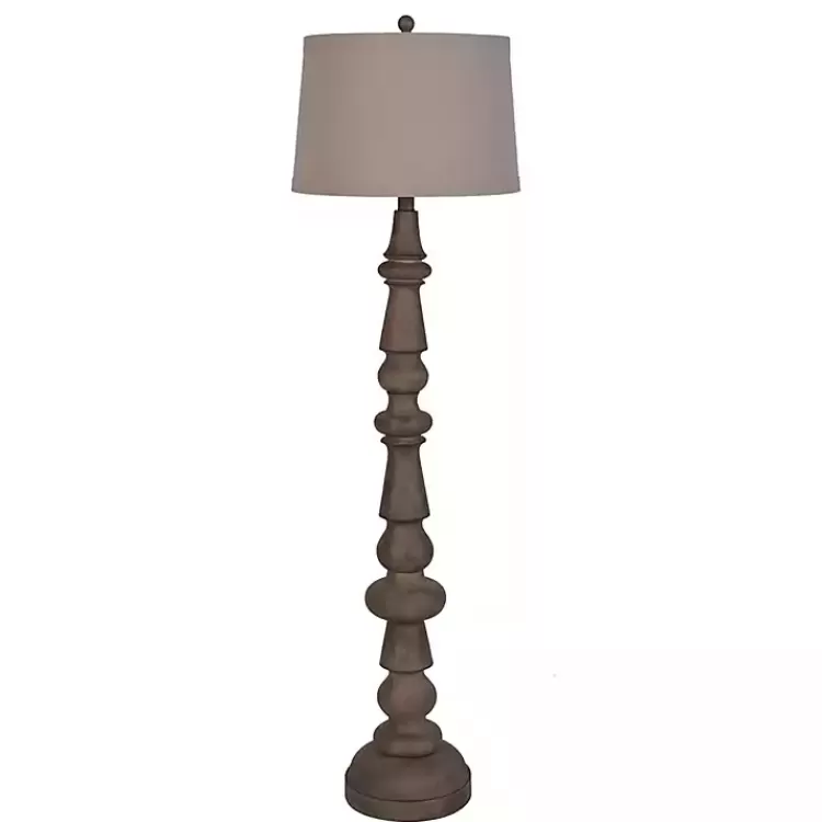 Carved Spindle Floor Lamp>Kirklands Home Fashion