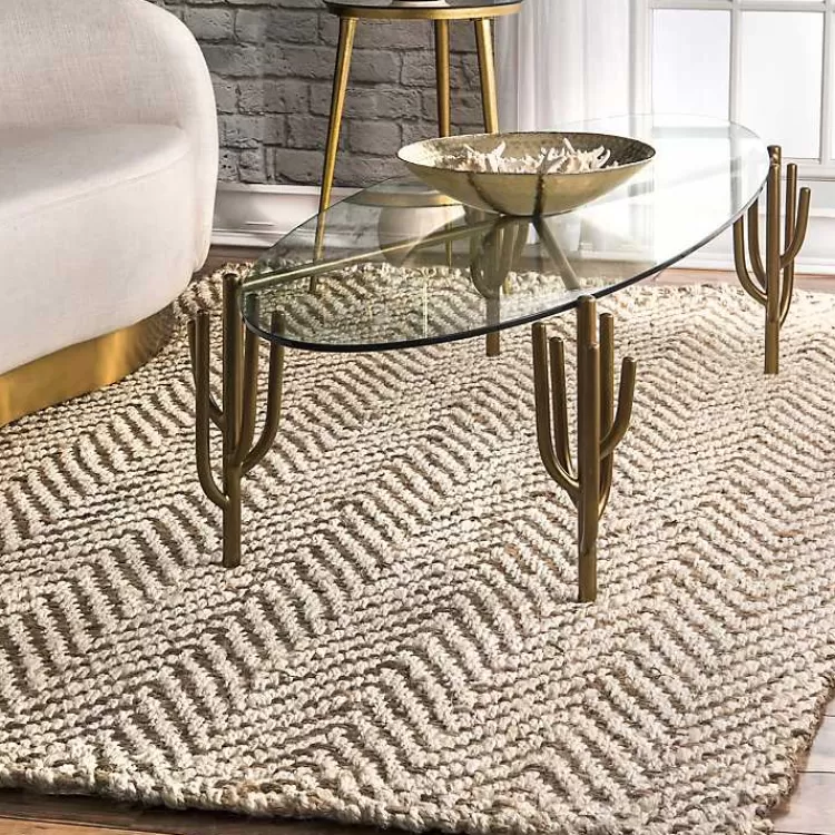 Brown Chevron Valen Area Rug, 8x10>Kirklands Home Online