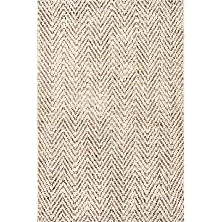 Brown Chevron Valen Area Rug, 5x8>Kirklands Home Online