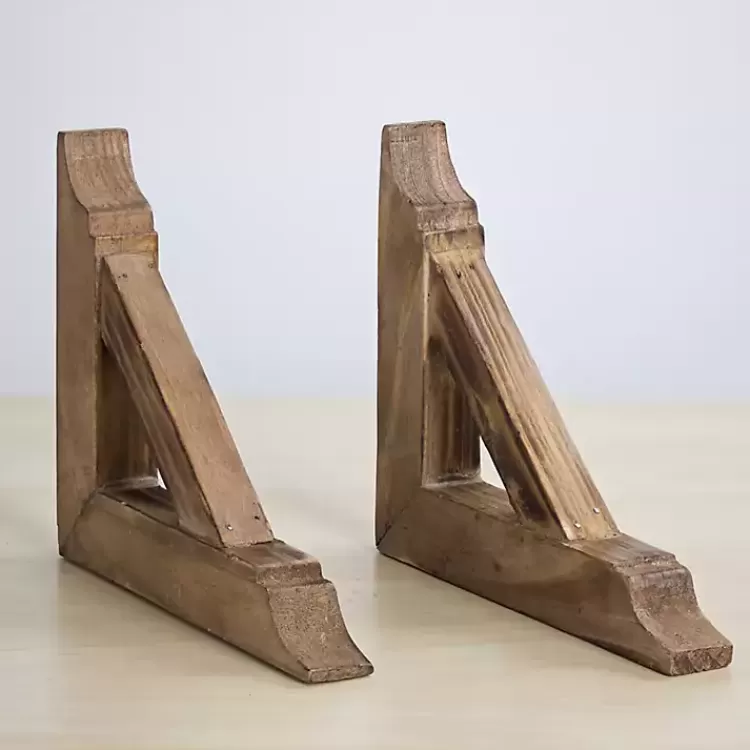 Brown Corbel Shelf Brackets, Set of 2>Kirklands Home Best