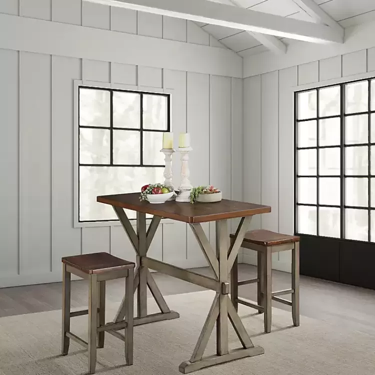 Counter Table and Stools, Set of 3>Kirklands Home Sale