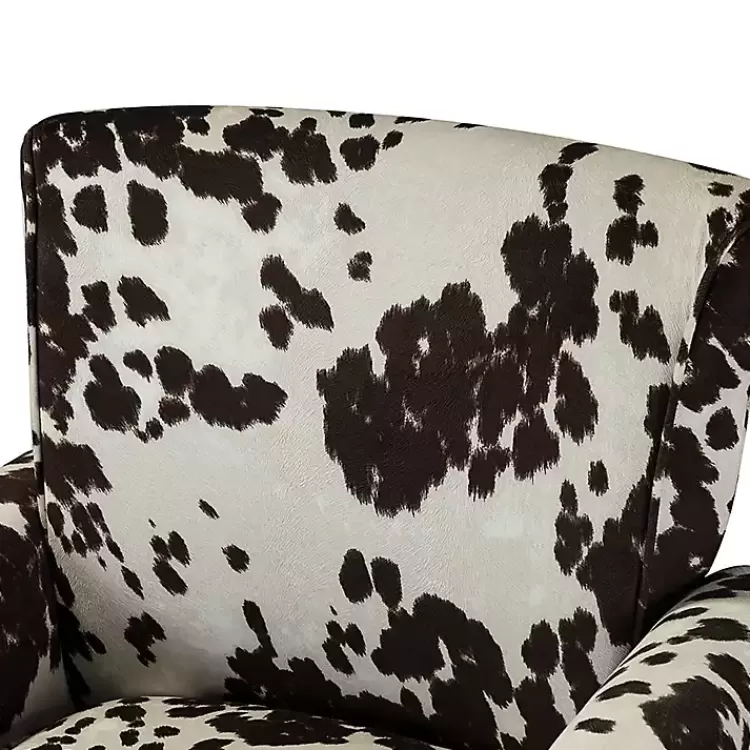 brown_cow_print_upholstered_accent_chair_6.webp Brown Cow Print Upholstered Accent Chair>Kirklands Home Clearance