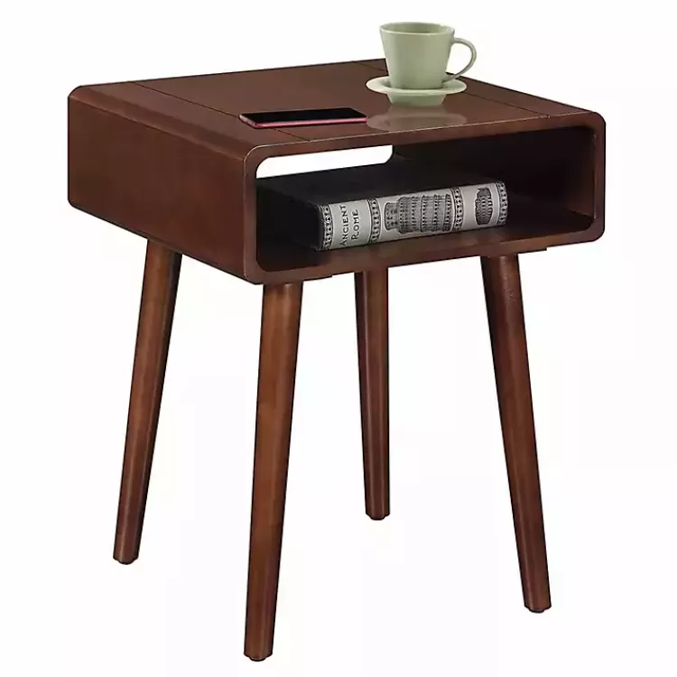 brown_curved_edge_open_shelf_accent_table_2.webp Curved Edge Open Shelf Accent Table>Kirklands Home Outlet