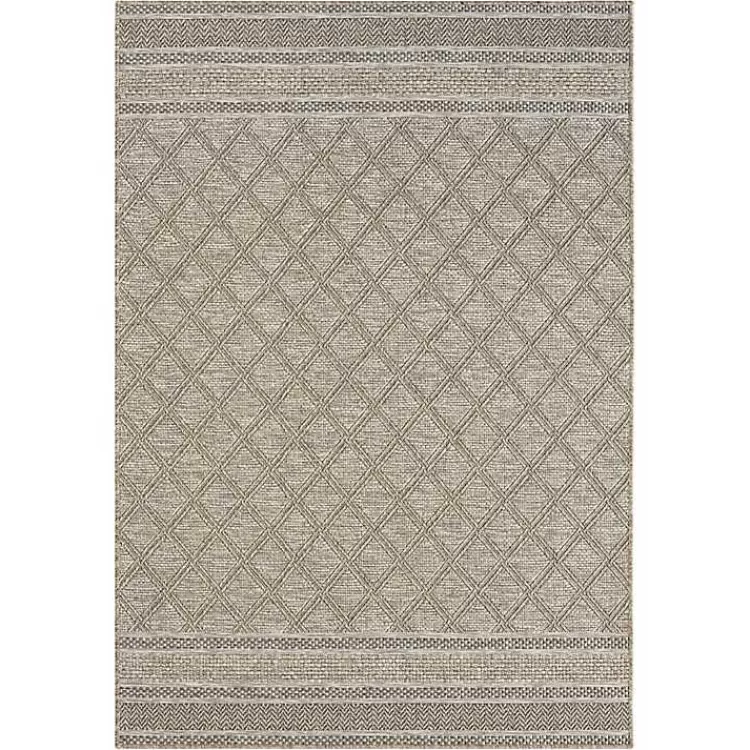 Diamond Lattice Indoor/Outdoor Rug, 8x10>Kirklands Home Online