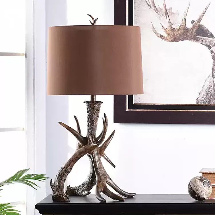 Faux Antler Table Lamp>Kirklands Home Clearance