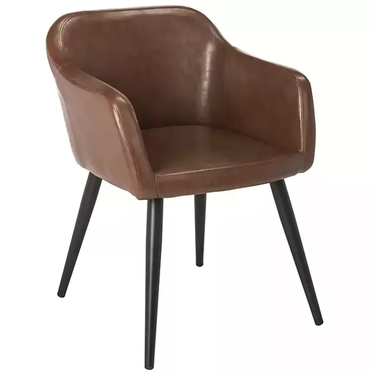 Faux Leather Adalena Accent Chair>Kirklands Home Clearance