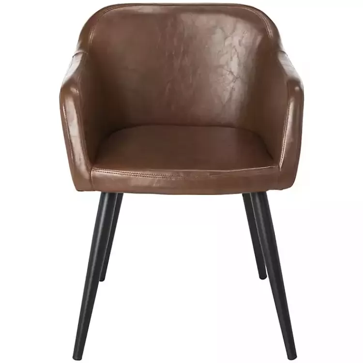 Faux Leather Adalena Accent Chair>Kirklands Home Clearance