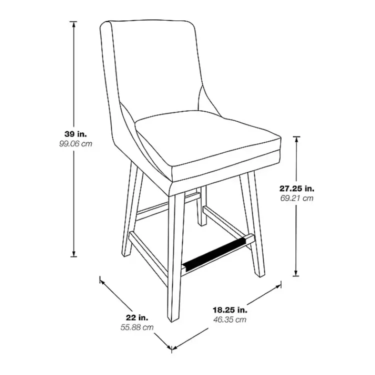 brown_faux_leather_alli_swivel_counter_stool_3.webp Faux Leather Alli Swivel Counter Stool>Kirklands Home Cheap
